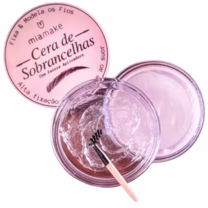 Imagem do produto MIAMAKE CERA DE SOBRANCELHA COM ESCOVA APLICADORA 12G