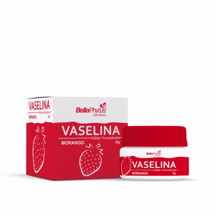Imagem do produto Vaselina Sólida de Morango 25g - BellaPhytus