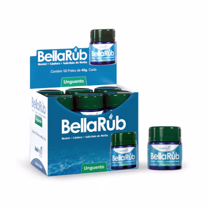 Imagem do produto BellaRub Pomada Rub Mentol Unguento 40g - BellaPhytus