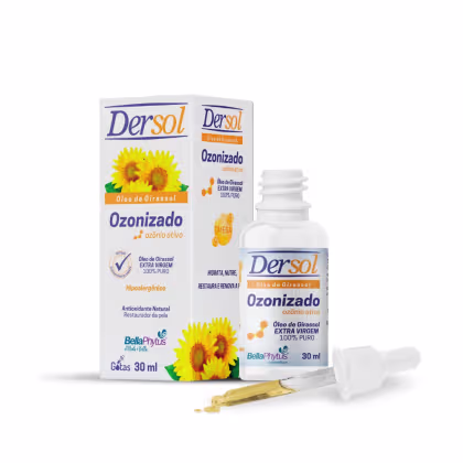 Imagem do produto Kit 6 Óleo de Girassol (A.G.E) Ozonizado Dersol 30ml - BellaPhytus