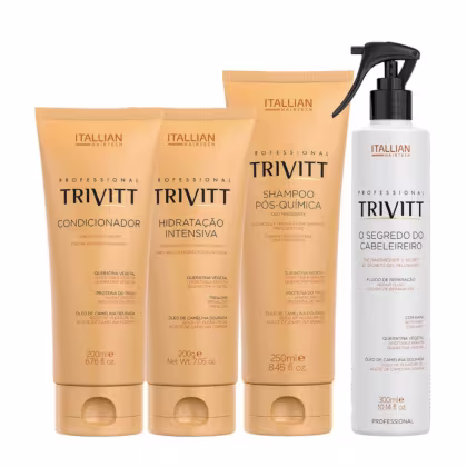 Imagem do produto Trivitt Home Care: tratamento com 4 itens para recuperar fios danificados