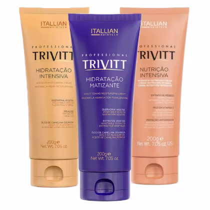 Imagem do produto Kit Trivitt 3 Máscaras Capilares Hidratação Intensiva, Nutrição Intensiva e Hidratação Matizante