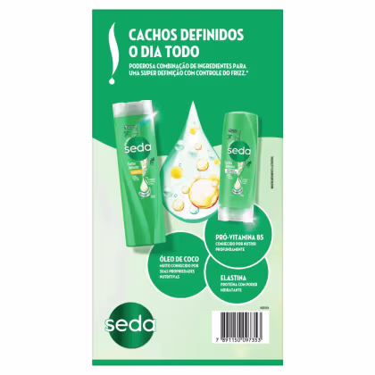 Imagem do produto Kit Seda Sh 300Ml+Cond 190Ml Cachos Definidos