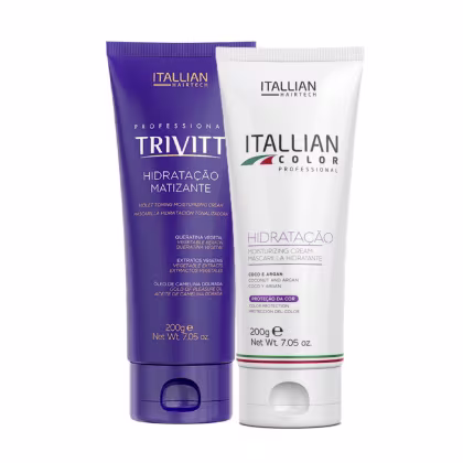Imagem do produto Máscara Trivitt Matizante + Hidratação Itallian Color – Cabelos Sedosos e Sem Amarelado