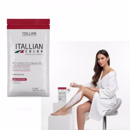 Imagem do produto Pó Descolorante Itallian Color Professional 50g – Clareamento Rápido e Seguro