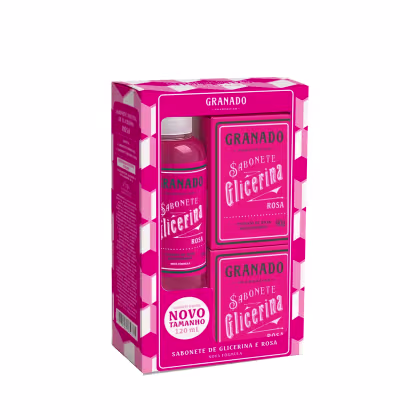 Imagem do produto Kit Sabonete Glicerina Rosa Granado