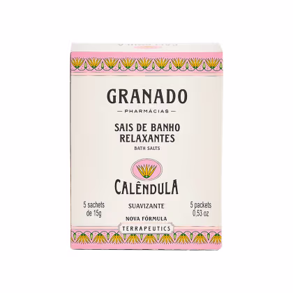 Imagem do produto Sais de Banho Calêndula Granado 5 sachês 15g