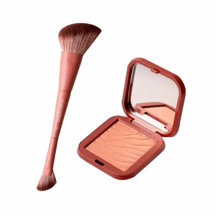 Imagem do produto Summer Glow Sunkiss e Pincel Duplo Angular Series 02 Mascavo