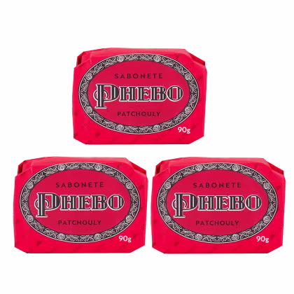 Imagem do produto Trio Sabonetes em Barra de Glicerina Patchouly Phebo