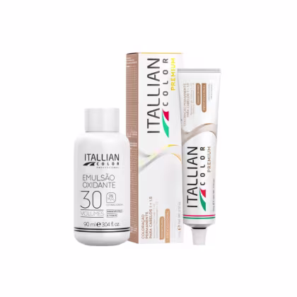 Imagem do produto Itallian Color Premium 4.1 Castanho Cinza + OXI 30vol 90ml