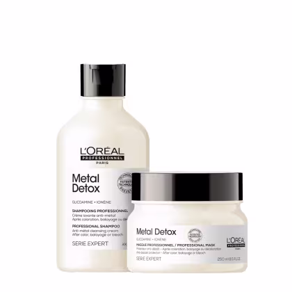 Kit L'Oréal Professionnel Metal Detox Duo Treat, 2 produtos.