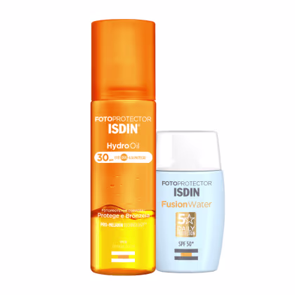 Imagem do produto Kit ISDIN HydroOil Fotoprotector Fusion Water FPS60 (2 produtos)