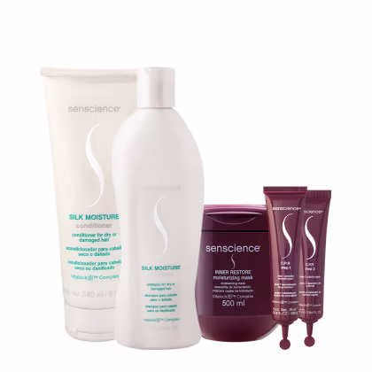 Imagem do produto Kit Senscience Silk Moisture Inner Restore CPR Tratamento (5 Produtos)