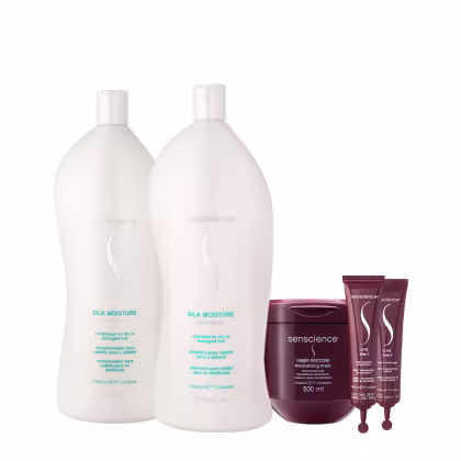Imagem do produto Kit Senscience Silk Moisture Inner CPR Salon Total Ampola (5 produtos)