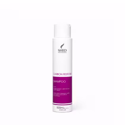 Imagem do produto Shampoo 500ml Carbon Restore: Reconstrução e Hidratação Profunda | Shed Professional