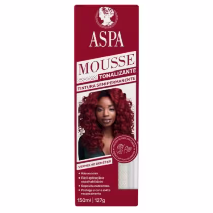 Imagem do produto ASPA MOUSSE TONALIZANTE TINTURA SEMIPERMANENTE VERMELHO DEMÉTER 150ML