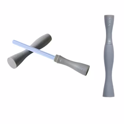 Lixa de Unha Vitry Paris Cerâmica Fluorescente Cinza, 1 produto.