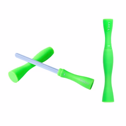 Lixa de Unha Vitry Paris Cerâmica Fluorescente Verde, 1 produto.