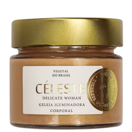 Geleia Iluminadora Corporal Vegetal do Brasil Céleste, 140g.