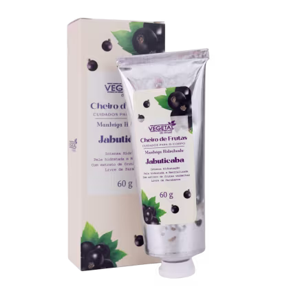 Manteiga Hidratante para Mãos Vegetal do Brasil Cheiro de Frutas Jabuticaba, 60g.