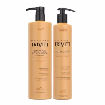 Imagem do produto Trivitt Shampoo Pós Química + Cauterização Capilar Profissional 300ml