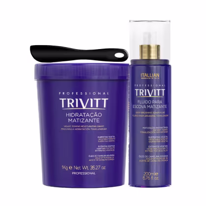 Imagem do produto Kit Matizante Hidratação 1kg + Fluido Matizante Para Escova 200ml
