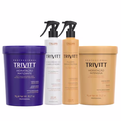 Imagem do produto Kit Itallian Hairtech Trivitt  + Matizante (4 Produtos)