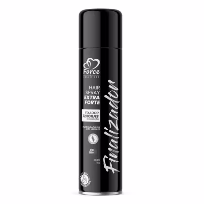 Imagem do produto Finalizador Capilar Hair Spray Fixador Extra Forte Force Cosméticos 460ml