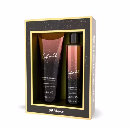 Imagem do produto Kit Lokachic Idoll Pokoloca  - Hidratante 240ml + Body Splash 250ml