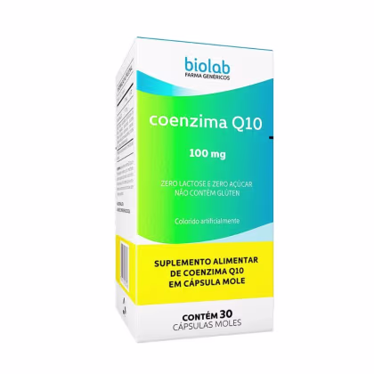 Imagem do produto Suplemento Alimentar Coenzima Q10 Biolab - 30cps