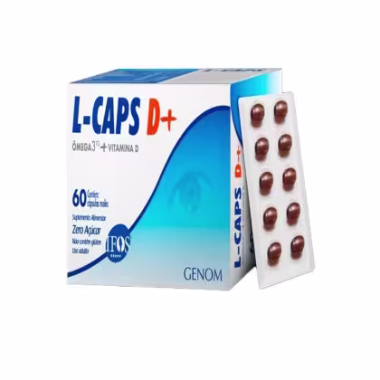 Imagem do produto Suplemento Alimentar L-caps D+ com 60 Cápsulas Moles