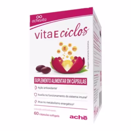 Imagem do produto Vita E Ciclos Suplemento Alimentar 60cps