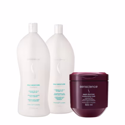 Imagem do produto Kit Senscience Silk Moisture Inner Restore Salon Total (3 produtos)