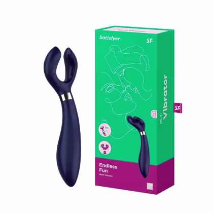 Imagem do produto Vibrador Massageador 100 Vibrações - Azul | Endless Fun