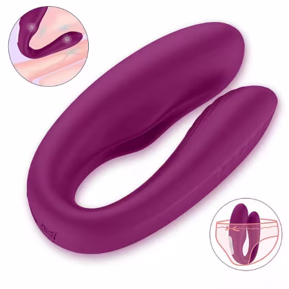 Imagem do produto Vibrador de Casal Magenta com 9 Vibrações - S-Hande Viviana