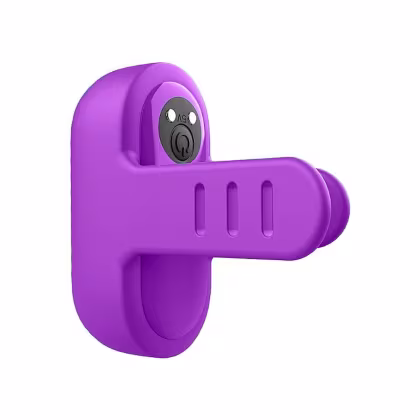 Imagem do produto Dedeira com 9 Modos de Vibração - Roxo | Mini Finger