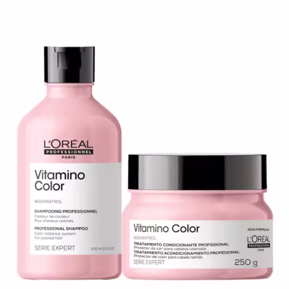 Kit L’Oréal Professionnel Vitamino Color Resveratrol Duo Treat, 2 produtos.