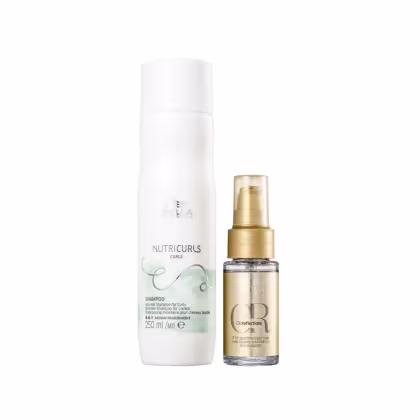 Imagem do produto Kit Shampoo 250ml NutriCurls e Oil Reflection 30g - Wella