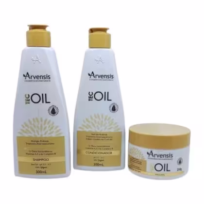 Imagem do produto Kit Shampoo+ Cond + Máscara Arvensis Tec Oil