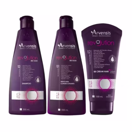 Imagem do produto Kit Shampoo + Condicionador + Cream Bb Hair Revolution Arvensis