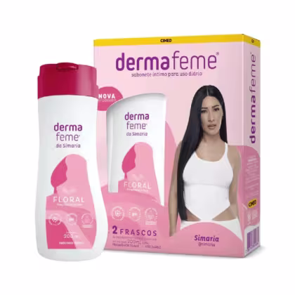 Imagem do produto Kit Cimed Dermafeme Simaria Sabonetes Íntimo (2 Unidades)