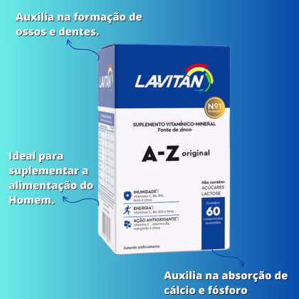 Imagem do produto Cimed Lavitan - Suplemento Alimentar (60 Cápsulas)