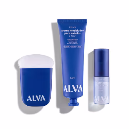 Imagem do produto Kit Styling Alva: Shampoo a Seco e Creme Modelador Controle de Oleosidade e do Frizz