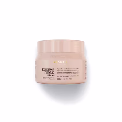 Imagem do produto Máscara Extreme Repair 500g: Ultra Nutrição Pós Quimica Macadâmia | ProHall Professional