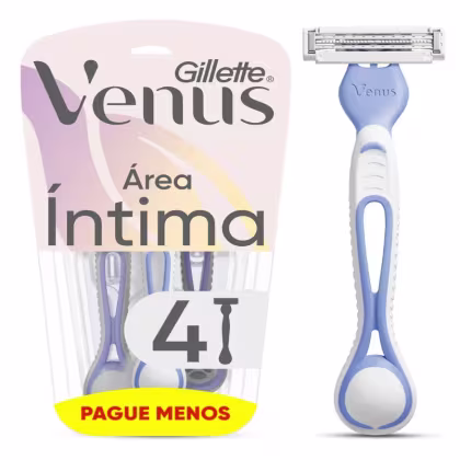Imagem do produto Aparelho De Depilar Gillette Venus Íntima 4 Unidades