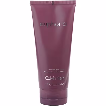O produto apresentado é um creme corporal da linha Euphoria da Calvin Klein. Volumetria de 200ml.