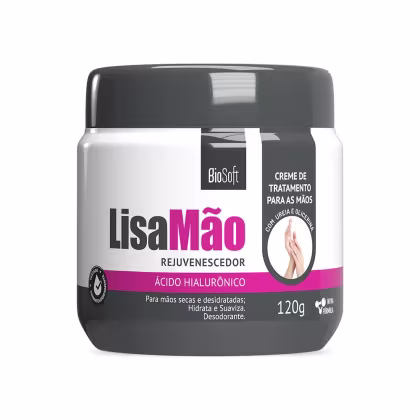 Imagem do produto CREME LISAMÂO BIOSOFT ACIDO HIALURONICO 120G