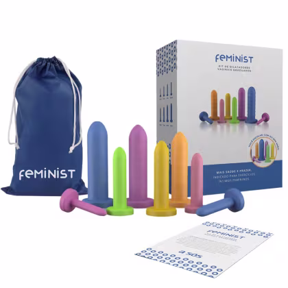 Kit de Dilatadores Vaginais Coloridos Feminist Lisos