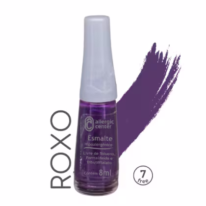 Imagem do produto Esmalte Hipoalergênicos Tradicional 7 Free 7ml Allergic Center Cor:Roxo
