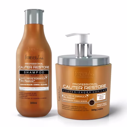 Imagem do produto Kit Shampoo e Máscara Capilar Cauterização Forever Liss
